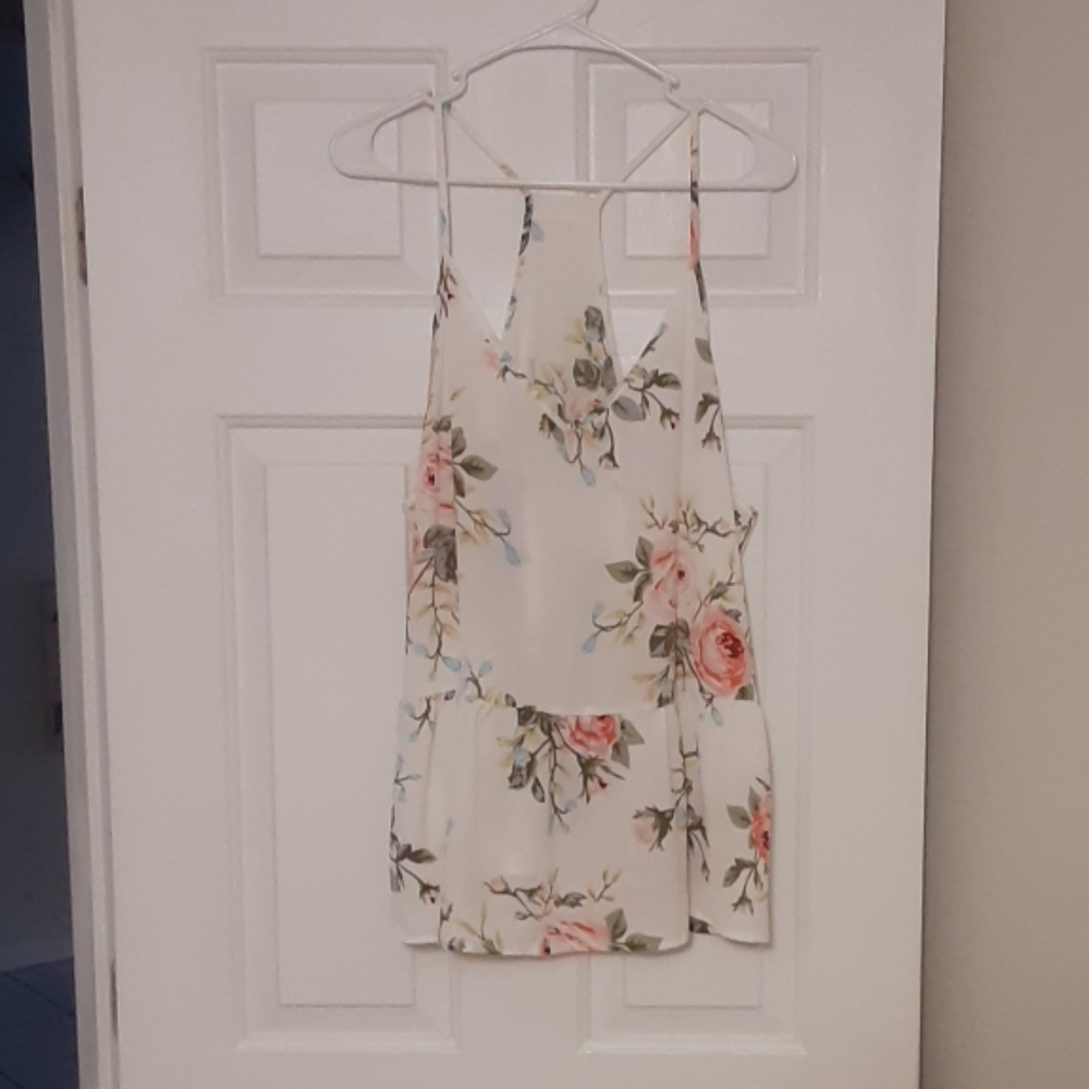 Floral tank top